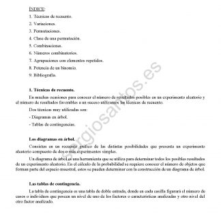 Tema 3: Técnicas de recuento. Combinatoria.