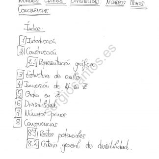 Tema 4: Números enteros. Divisibilidad. Números primos. Congruencias.