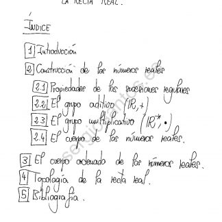 Tema 6: El número real. Topología de la recta real.